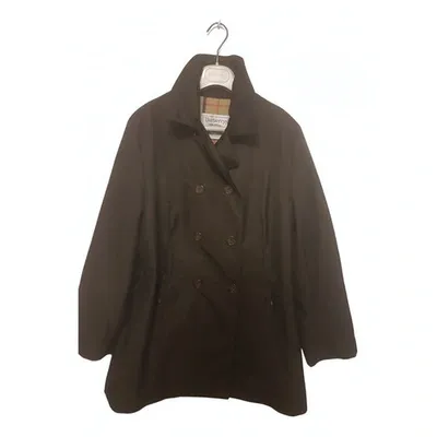 Pre-owned Burberry Trench Coat In Brown