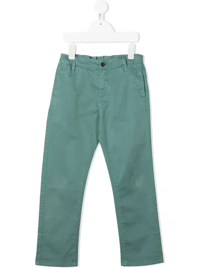 Knot Kids' Slim-fit Chinos In Green