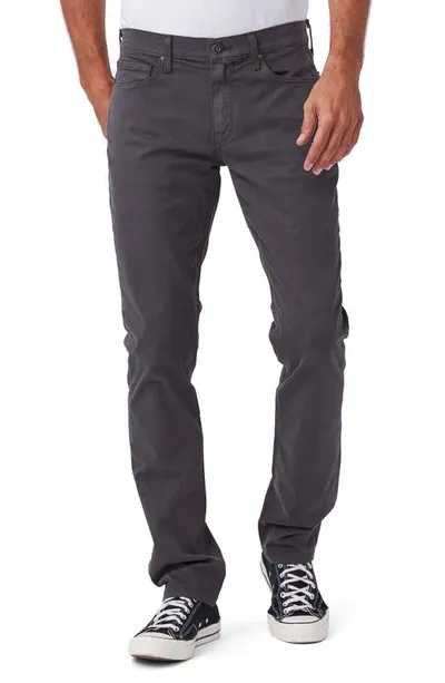 Paige Federal Slim Straight Leg Twill Pants In Rocket