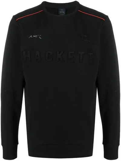 Hackett Aston Martin Racing Jumper In Black