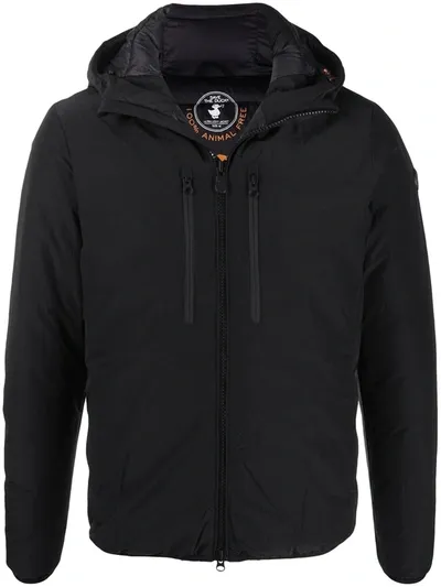 Save The Duck Hooded Jacket In Black