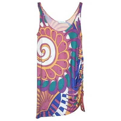 Pre-owned Emilio Pucci Silk Vest In Multicolour