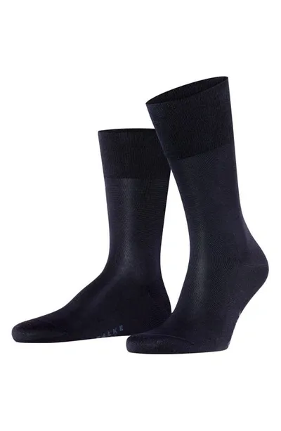 Falke Men's Tiago Knit Mid-calf Socks In Blue