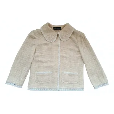 Pre-owned Dolce & Gabbana Jacket In Beige