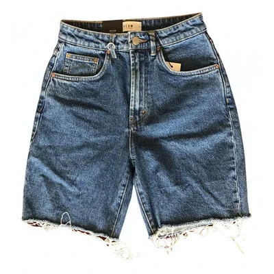 Pre-owned Neuw Short Jeans In Blue