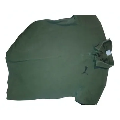 Pre-owned Puma Polo Shirt In Khaki