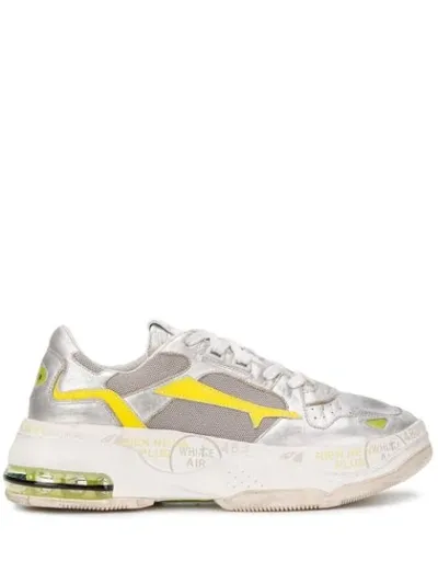 Premiata Draked 105 Low-top Sneakers In Grey