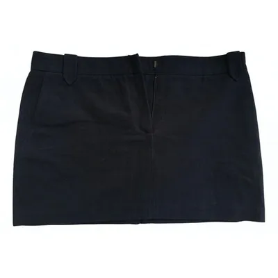 Pre-owned Vanessa Bruno Mini Skirt In Black