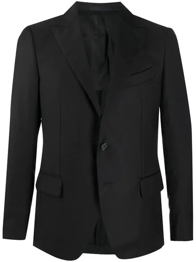 Caruso Casual Blazer Jacket In Black