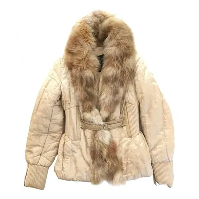 Pre-owned Ermanno Scervino Jacket In Beige