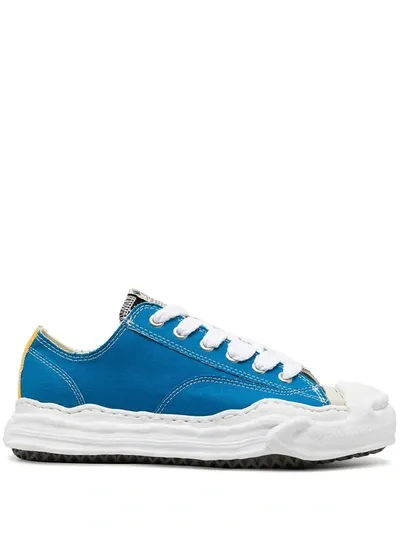 Miharayasuhiro Logo Patch Sneakers In Blue