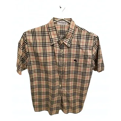 Pre-owned Burberry Shirt In Beige