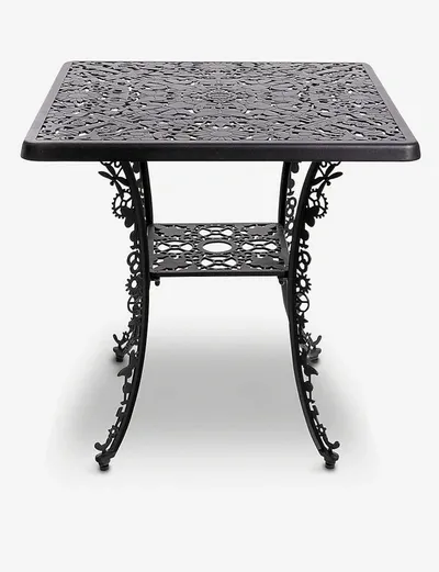 Seletti Aluminium Square Table Industry Black