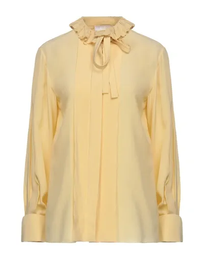 Chloé Yellow Silk Blouse