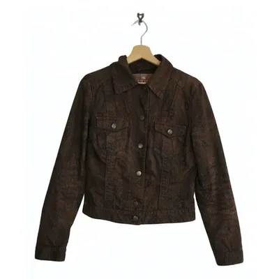 Pre-owned Etro Short Vest In Brown