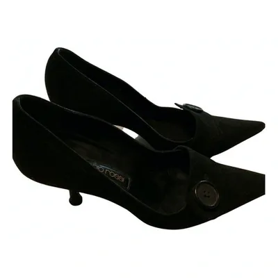 Pre-owned Sergio Rossi Heels In Black