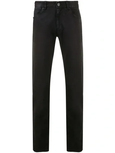 Pt05 Straight Leg Jeans In Black