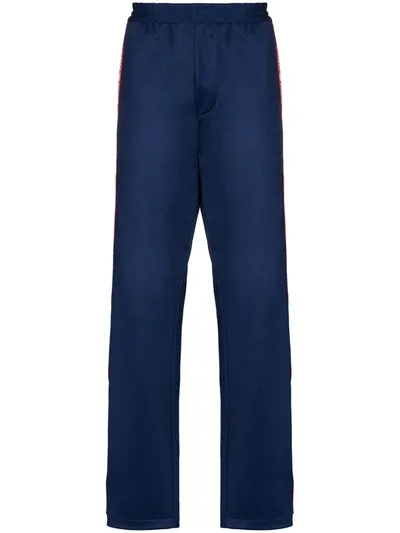 Dsquared2 Blue Logo Tape Track Pants