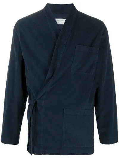 Universal Works Kyoto Work Jacket In Blue