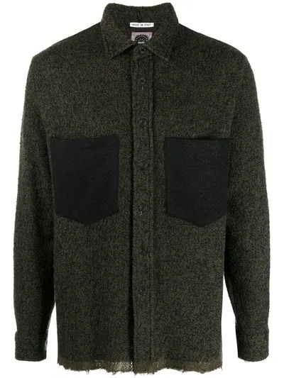 Destin Chest Pocket Shirt Jacket In Green