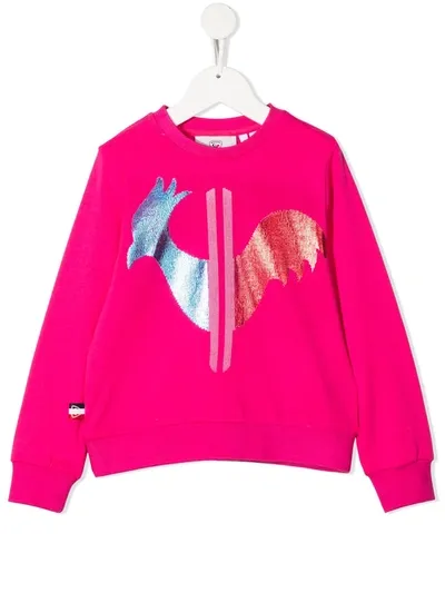 Rossignol Teen Rooster Sweatshirt In Pink