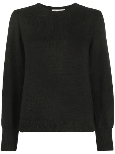 Masscob Fitted Knitted Jumper In Black