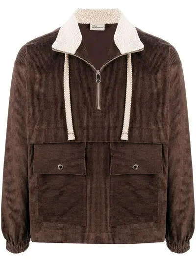 Drôle De Monsieur Corduroy Jacket In Brown