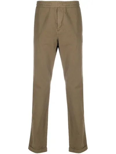 Ps By Paul Smith Straight-leg Tailored Trousers In Green