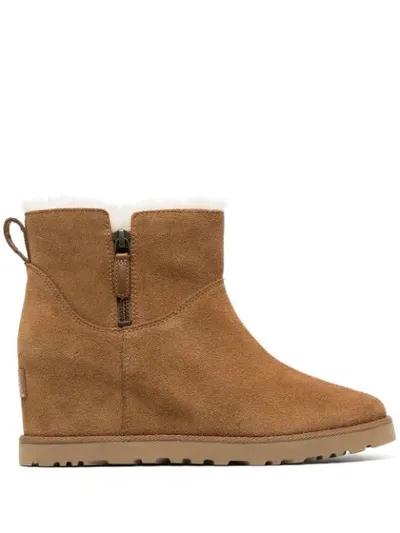 Ugg Ankle Wedge Boots In Neutrals