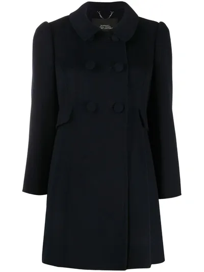 Marc Jacobs Double-breasted Coat In Blu