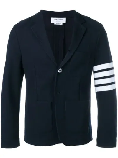 Thom Browne 4-bar Blazer In Blue