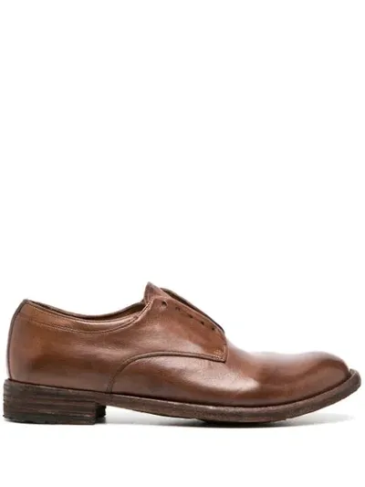 Officine Creative Lexikon Laceless Shoes In Brown