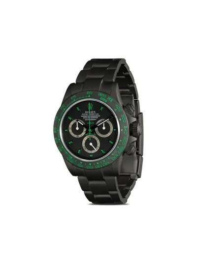 Mad Paris Customised Rolex Cosmograph Daytona Watch In Black