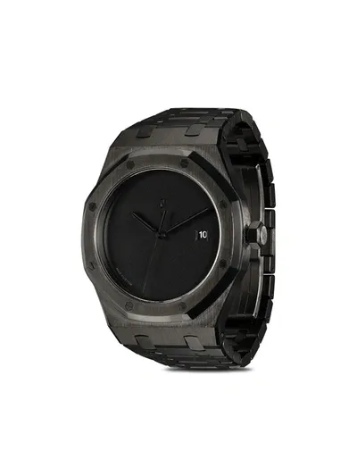 Mad Paris Customised Audemars Piguet Royal Oak Watch In Black