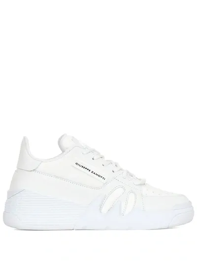 Giuseppe Zanotti Jupiter Leather Platform Sneakers In White