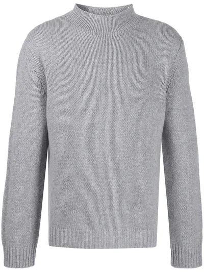 Filippa K Tate Mock-neck Jumper In Grey