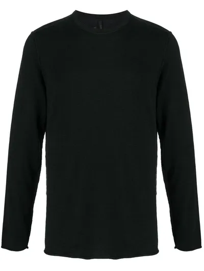 Transit Rolled-trim Crew-neck Jumper In Grey