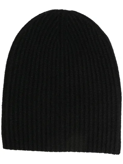 Joseph Knitted Cashmere Beanie In Black