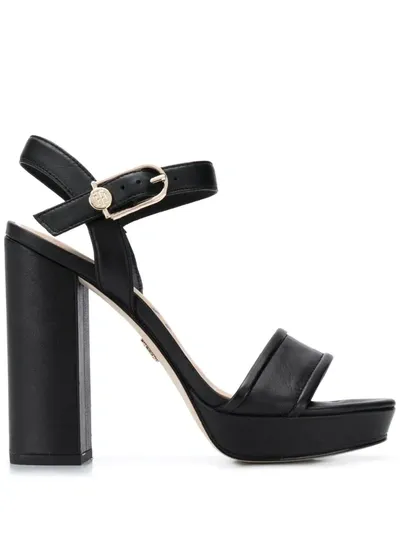 Tommy Hilfiger 125mm Buckled Sandals In Black