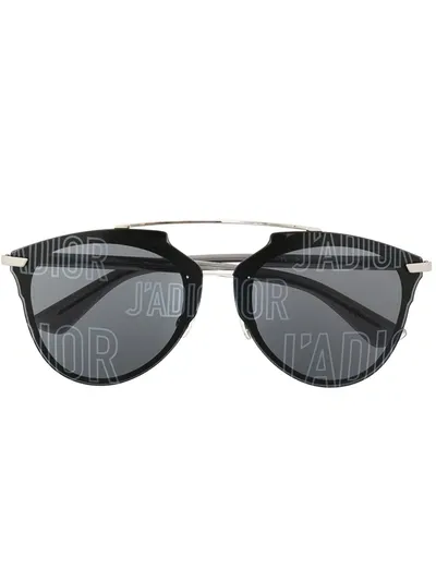 Dior Sonnenbrille Mit Print In Black