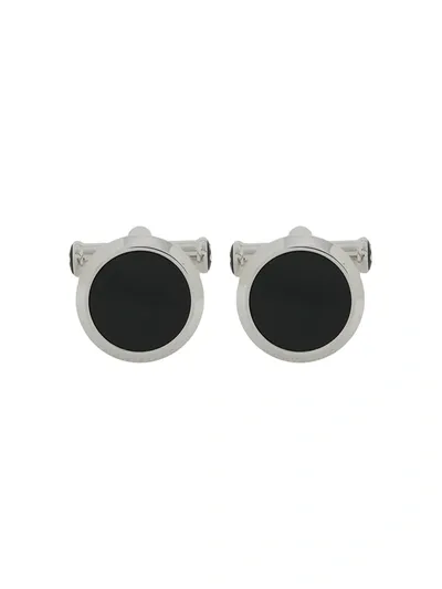 Montblanc Circle Cufflinks In Silver