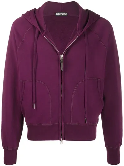 Tom Ford Classic Hoodie In Purple