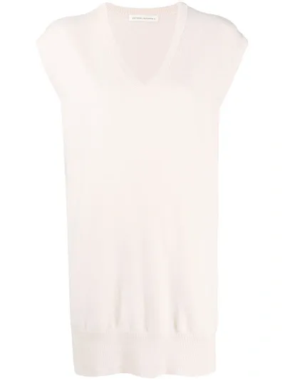 Extreme Cashmere Sleeveless Knit Top In Pink