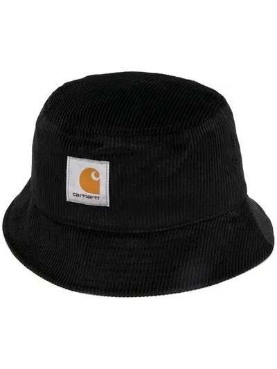 Carhartt Fischerhut Mit Logo-patch In Black