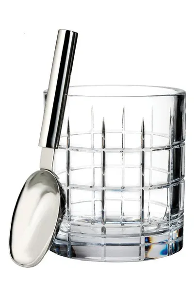 Waterford Cluin Lead Crystal Ice Bucket & Scoop