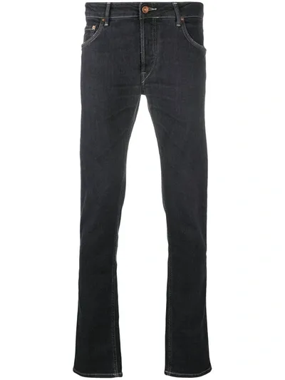 Hand Picked Orvieto Slim-fit Jeans In Black