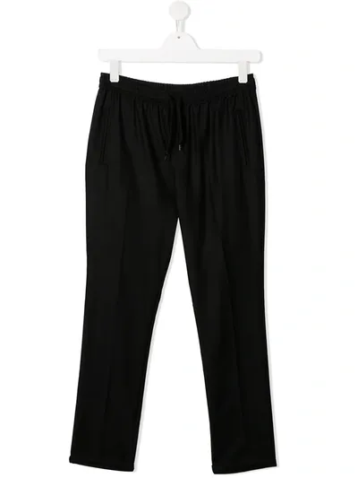 John Richmond Junior Teen Straight-leg Trousers In Black