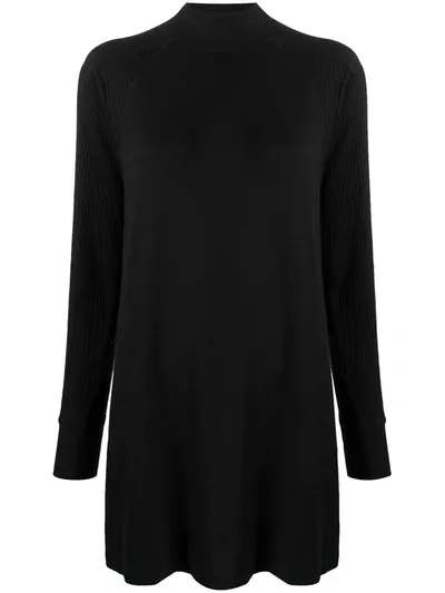 Rag & Bone Turtleneck Knitted Dress In Black