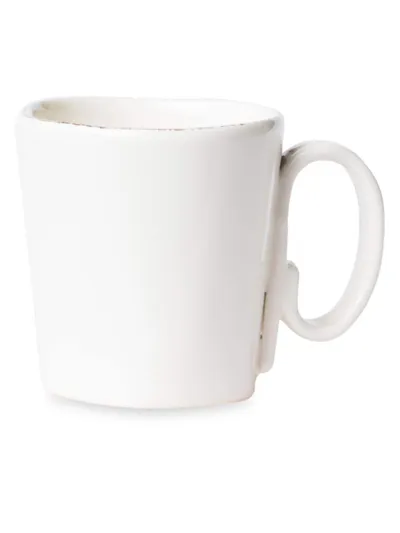 Vietri Lastra Ceramic Mug In Linen