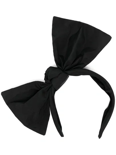 Redv Bow Detail Hairband In Black